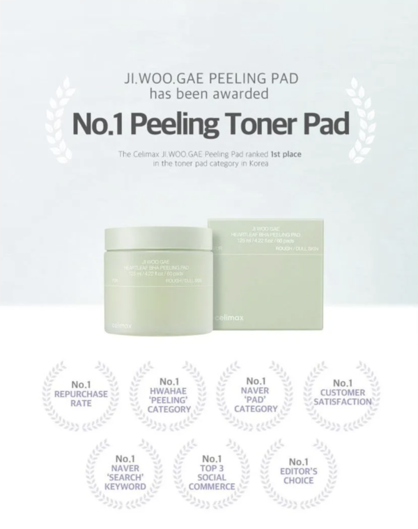 Heartleaf BHA Peeling Pad – Image 3