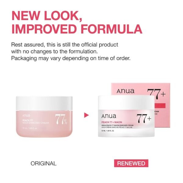 ANUA Peach 77% Niacin Enriched Cream