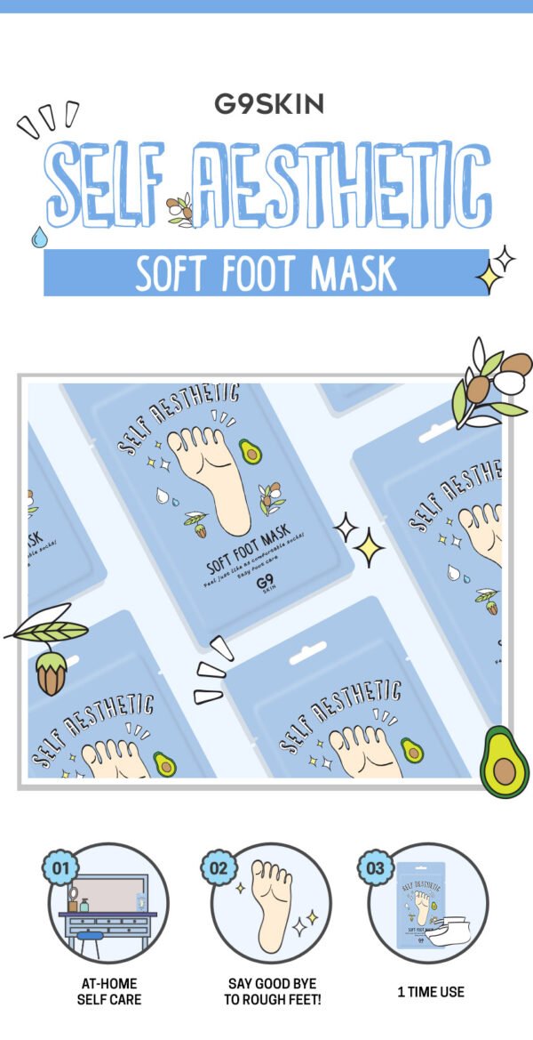 Self aesthetic soft Foot mask – Image 2