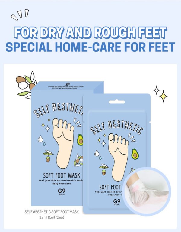 Self aesthetic soft Foot mask – Image 3