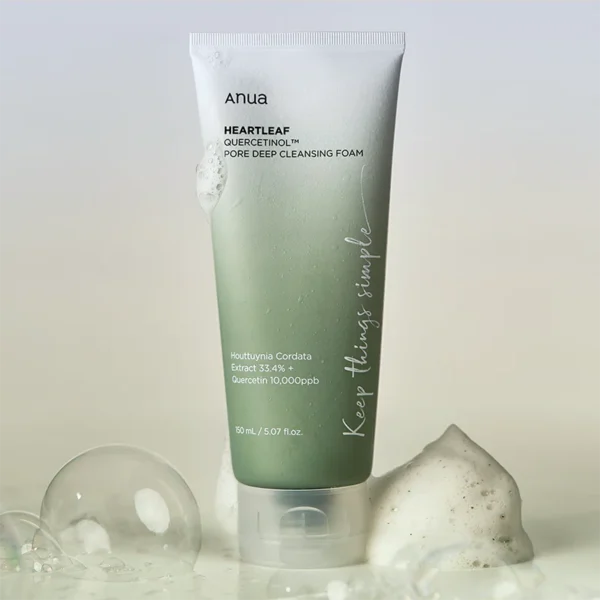 HEARTLEAF QUERCETINOL PORE DEEP CLEANSING FOAM – Image 5