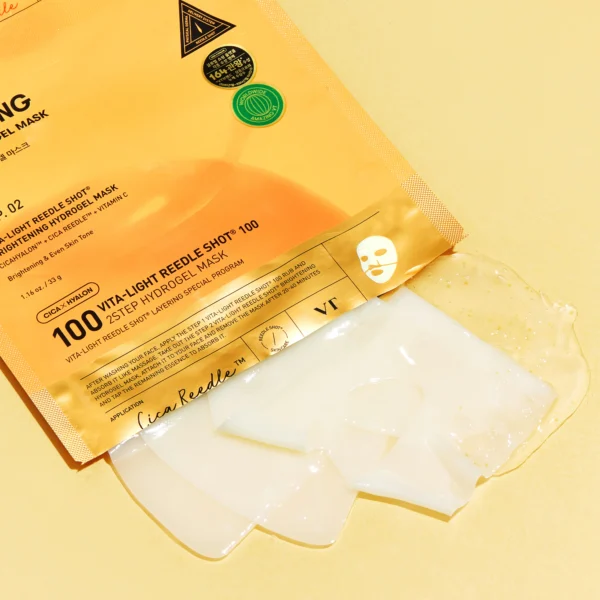 Vita-Light Reedle shot 100 2 step Hydrogel mask – Image 2