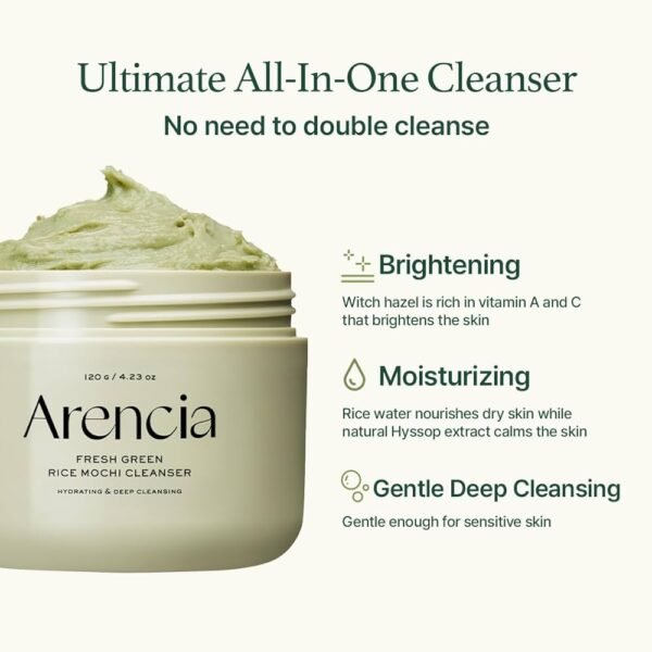 FRESH GREEN RICE MOCHI CLEANSER – Image 3