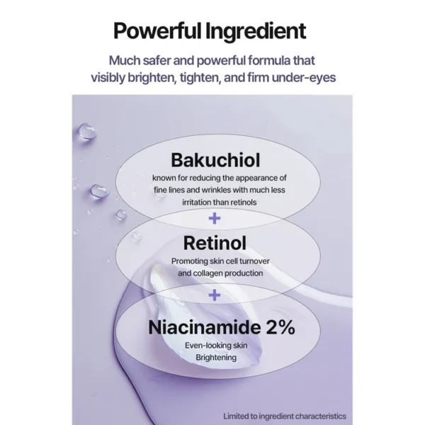 Heimish RX RETINOL BAKUCHIOL HYDROGEL EYE PATCH