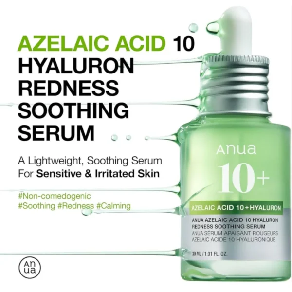 Azelaic Acid 10 Hyaluron Redness Soothing Serum – Image 3