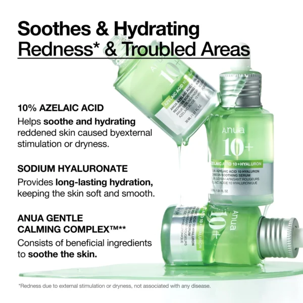 Azelaic Acid 10 Hyaluron Redness Soothing Serum – Image 4