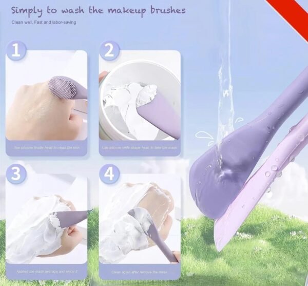 Brosse nettoyante visage 2 en 1 – Image 3