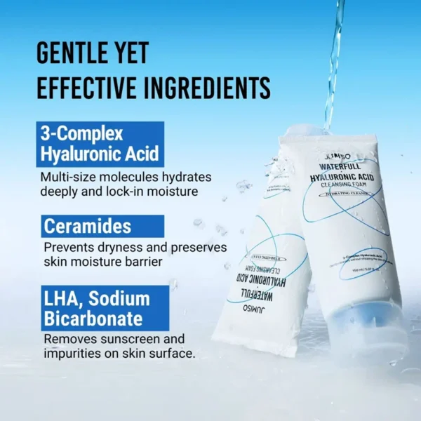 Waterfull Hyaluronic Acid Cleansing Foam – Image 3