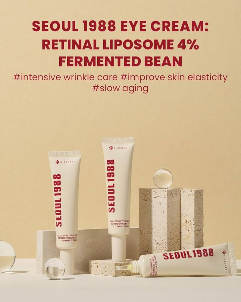 SEOUL 1988 Eye Cream : Retinal Liposome 4% + Fermented Bean – Image 2
