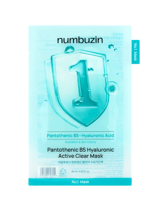 No.1 Pantothenic B5 Hyaluronic Active Clear Mask